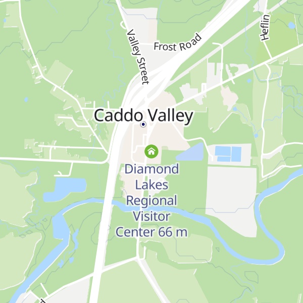 Map of Diamond Lakes Regional Visitor Center