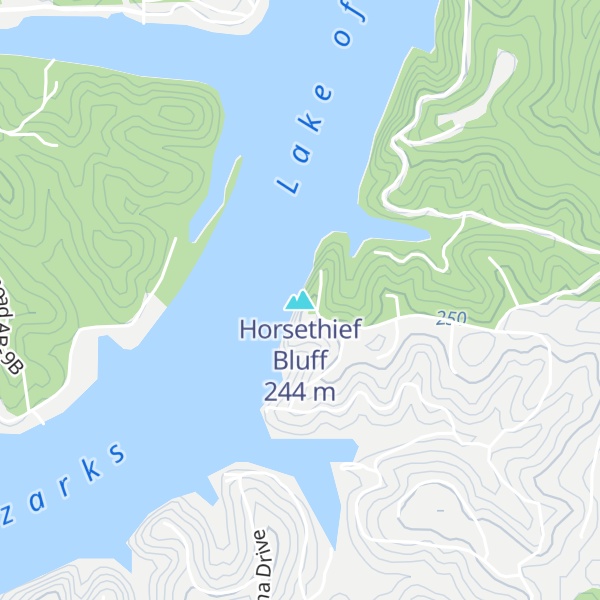 Map of Horsethief Bluff