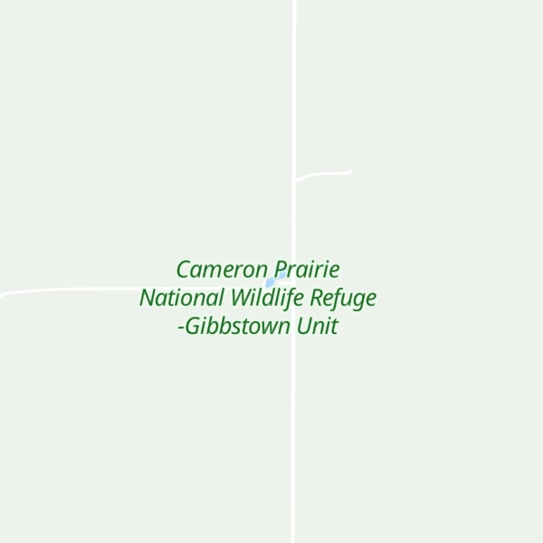 Map of Cameron Prairie NWR Visitor Center