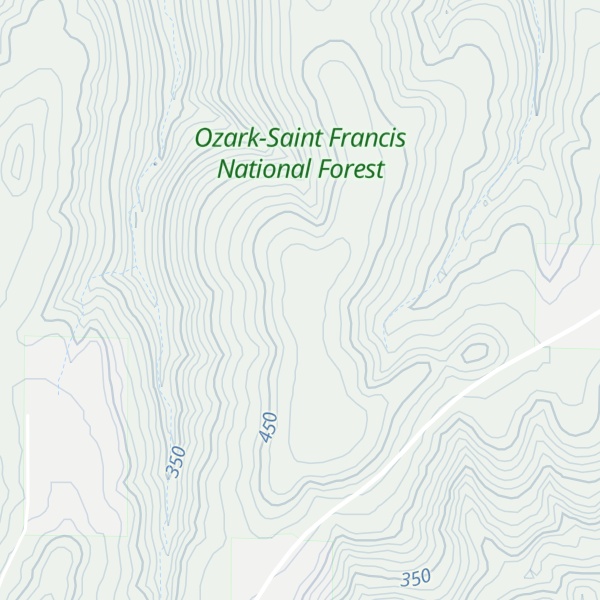 Map of Black Oak Ridge