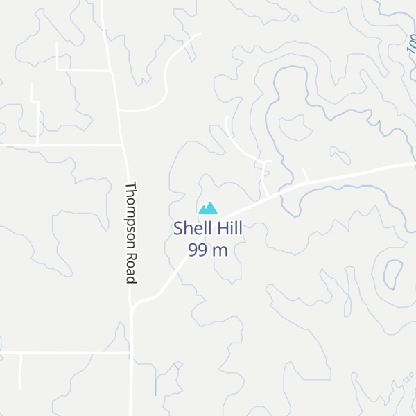 Map of Shell Hill