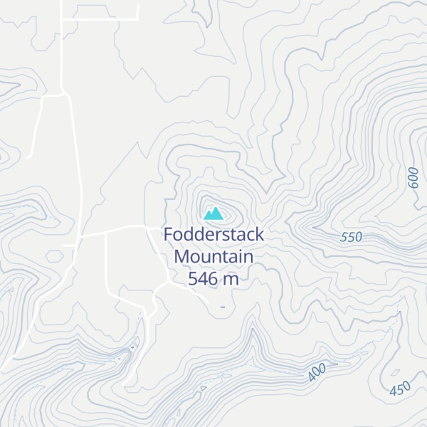Map of Fodderstack Mountain