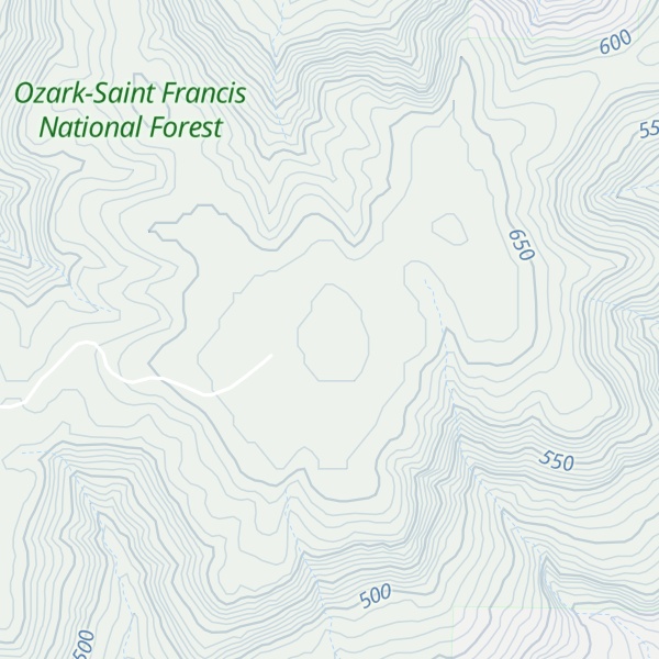 Map of Hudson Mountain