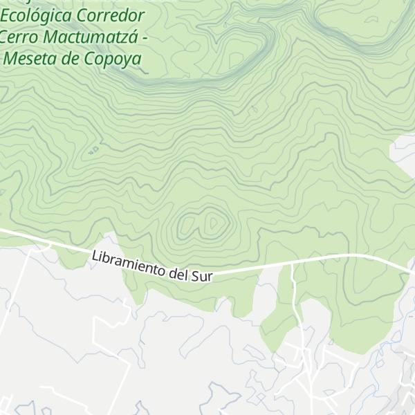 Map of Cerro Tecolote