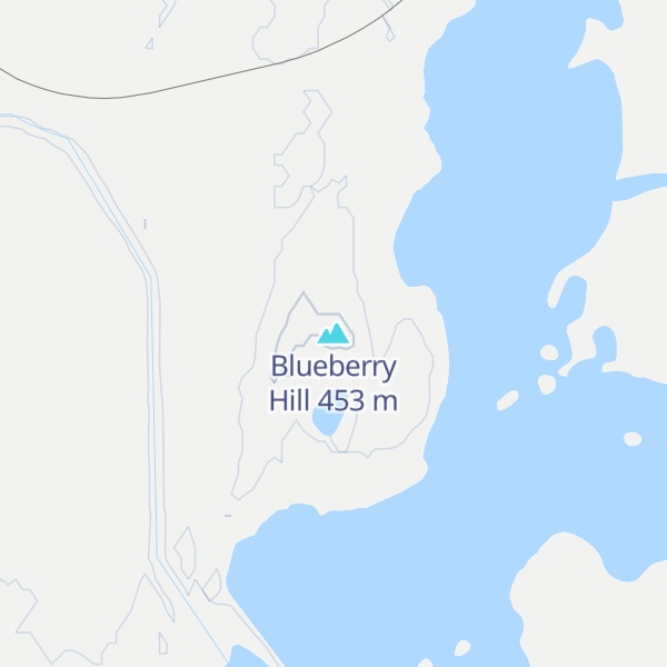 Map of Blueberry Hill