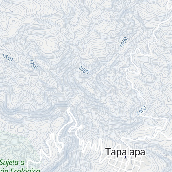 Map of Cerro La Danta