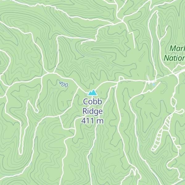 Map of Cobb Ridge