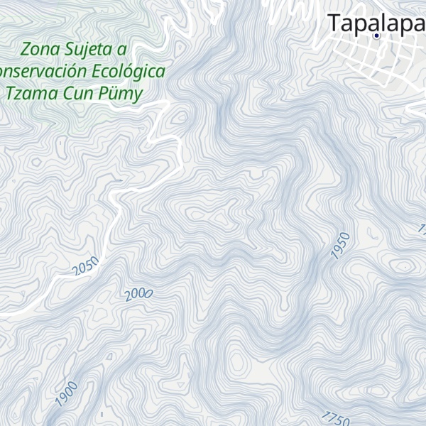 Map of Cerro El Calvario