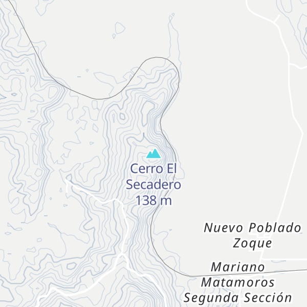 Map of Cerro El Secadero
