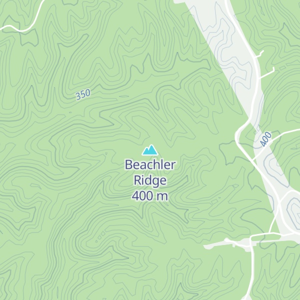 Map of Beachler Ridge