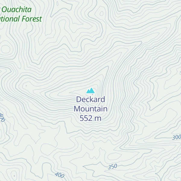 Map of Deckard Mountain