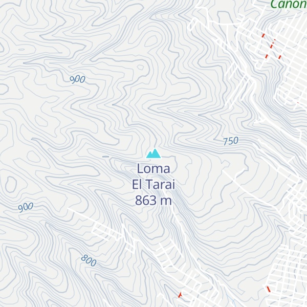 Map of Loma El Tarai
