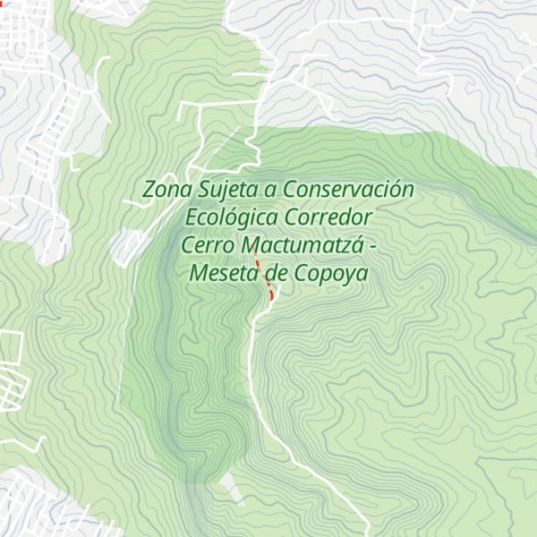 Map of Cerro Mactumactza