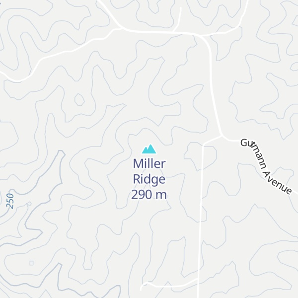 Map of Miller Ridge