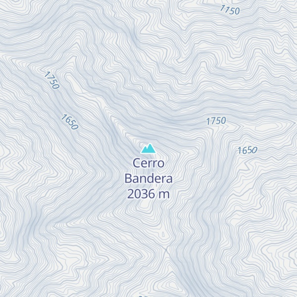 Map of Cerro Bandera