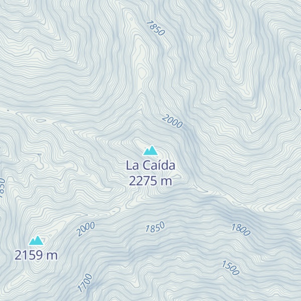 Map of La Caída