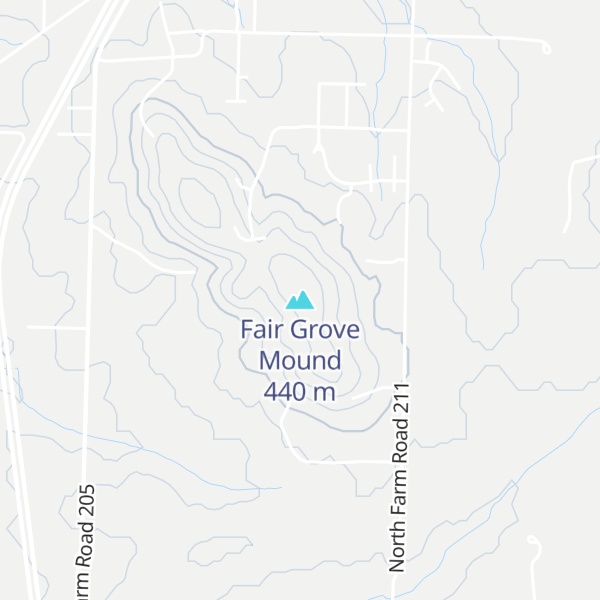 Map of Fair Grove Mound