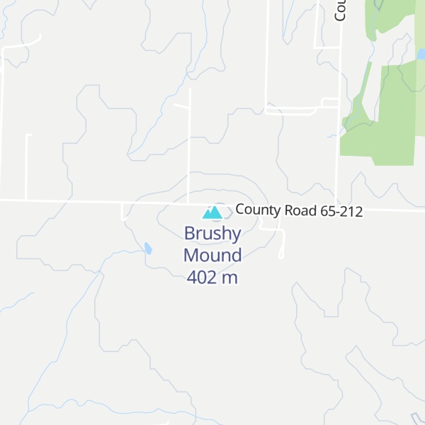 Map of Brushy Mound