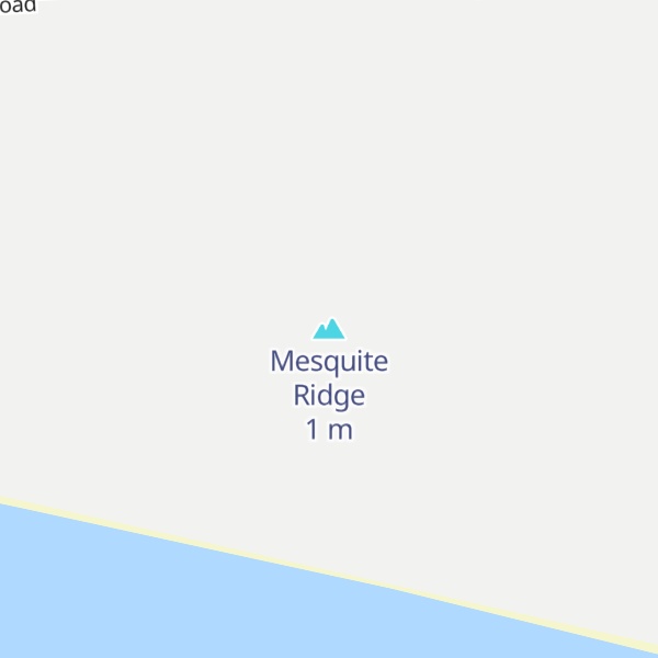 Map of Mesquite Ridge