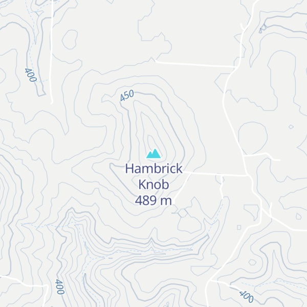 Map of Hambrick Knob