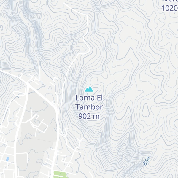 Map of Loma El Tambor