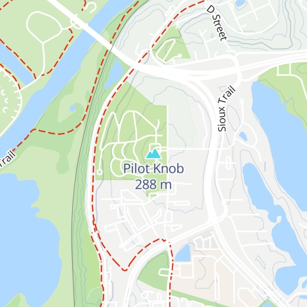 Map of Pilot Knob