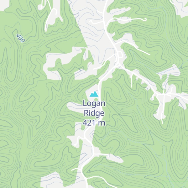 Map of Logan Ridge