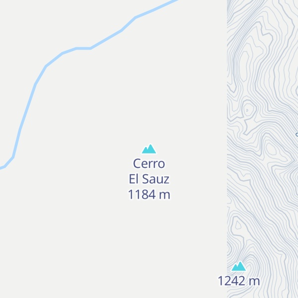 Map of Cerro El Sauz