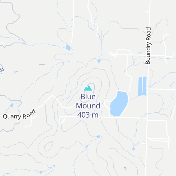 Map of Blue Mound