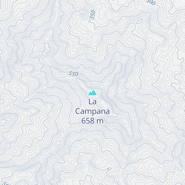 Map of La Campana
