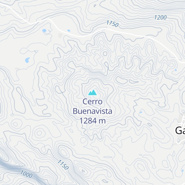 Map of Cerro Buenavista