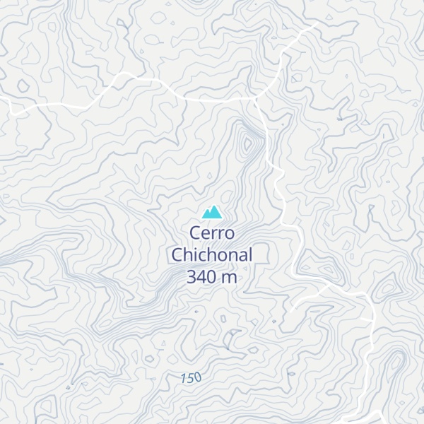 Map of Cerro Chichonal