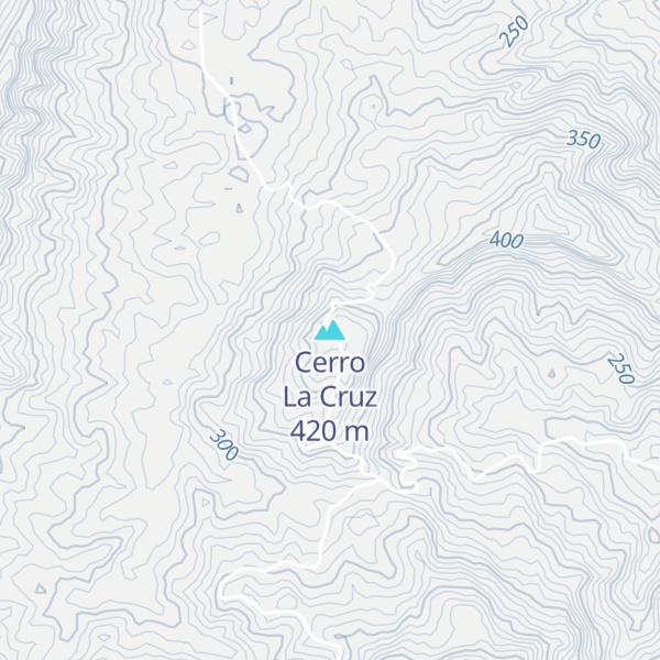Map of Cerro La Cruz