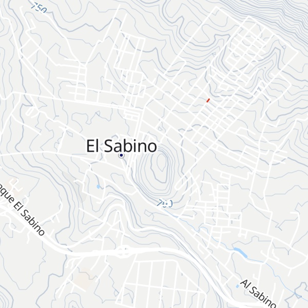 Map of Cerro Redondo