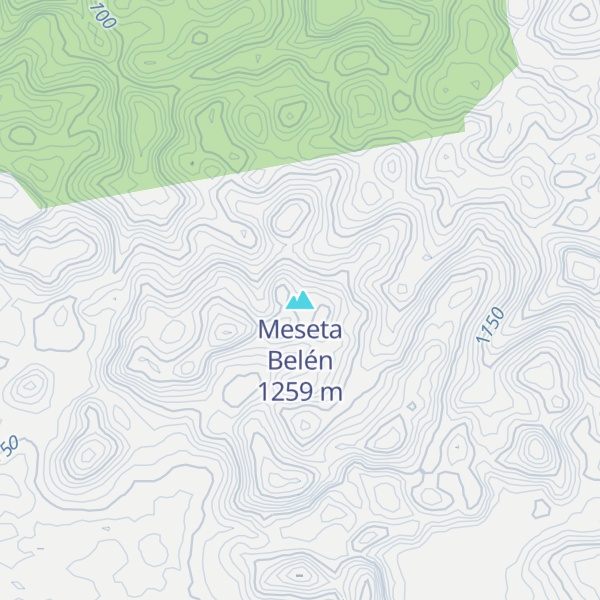 Map of Meseta Belén