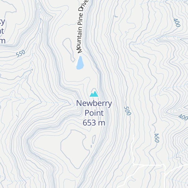 Map of Newberry Point