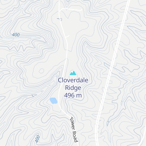 Map of Cloverdale Ridge