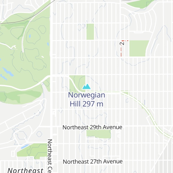 Map of Norwegian Hill