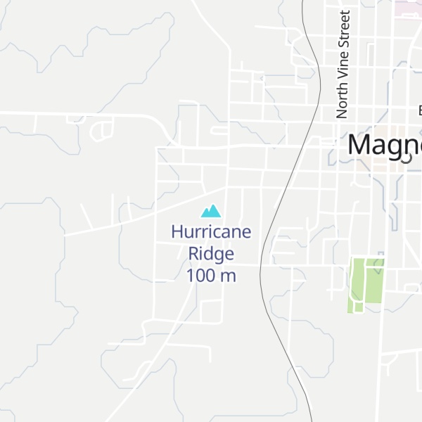 Map of Hurricane Ridge