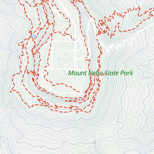 Map of Mount Nebo