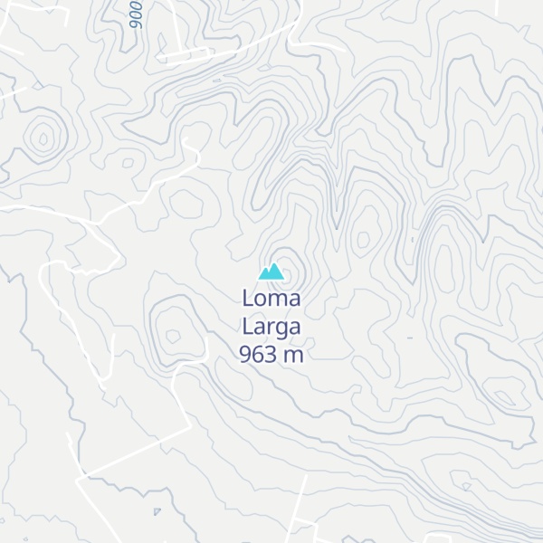 Map of Loma Larga
