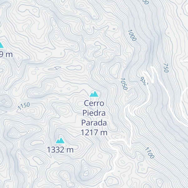 Map of Cerro Piedra Parada