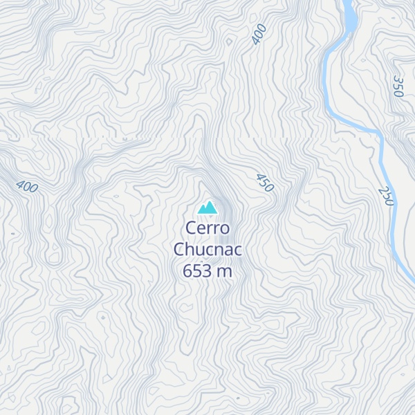 Map of Cerro Chucnac
