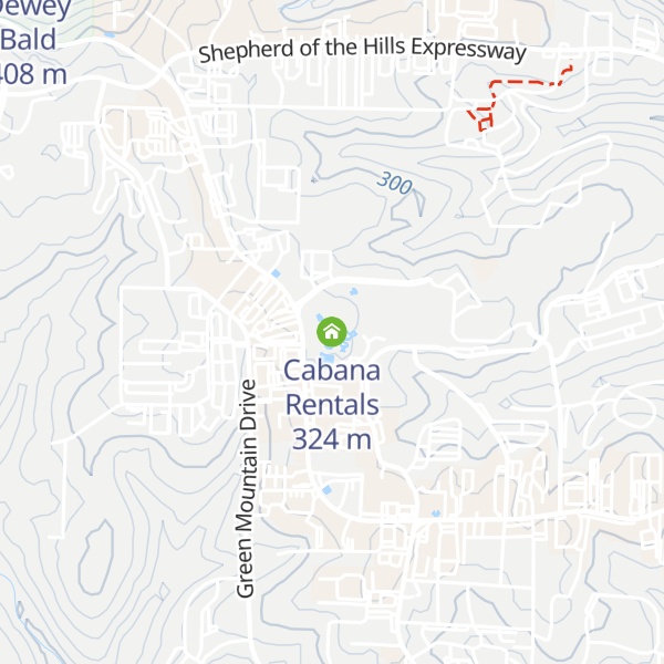Map of Cabana Rentals