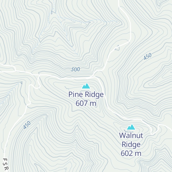 Map of Pine Ridge