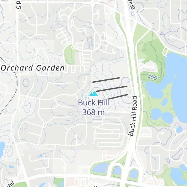 Map of Buck Hill
