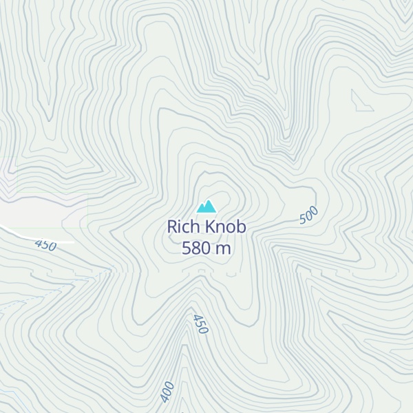Map of Rich Knob