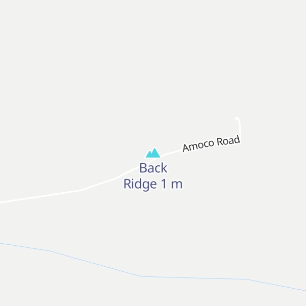 Map of Back Ridge