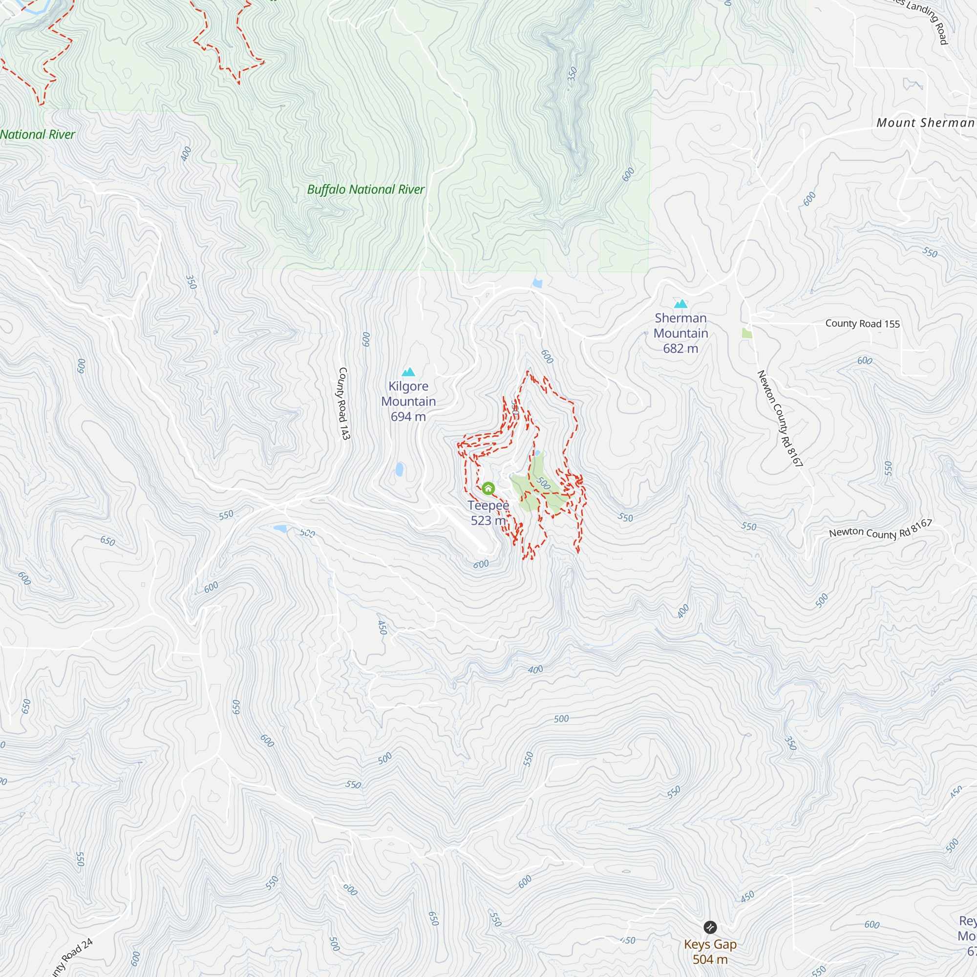 Teepee map