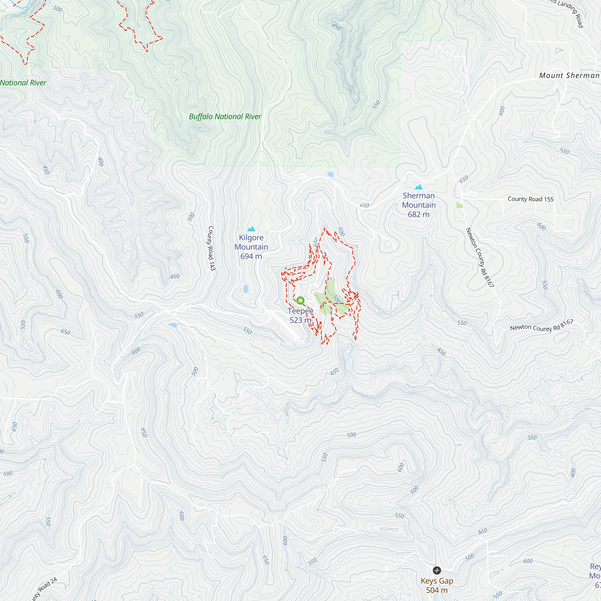 Teepee map
